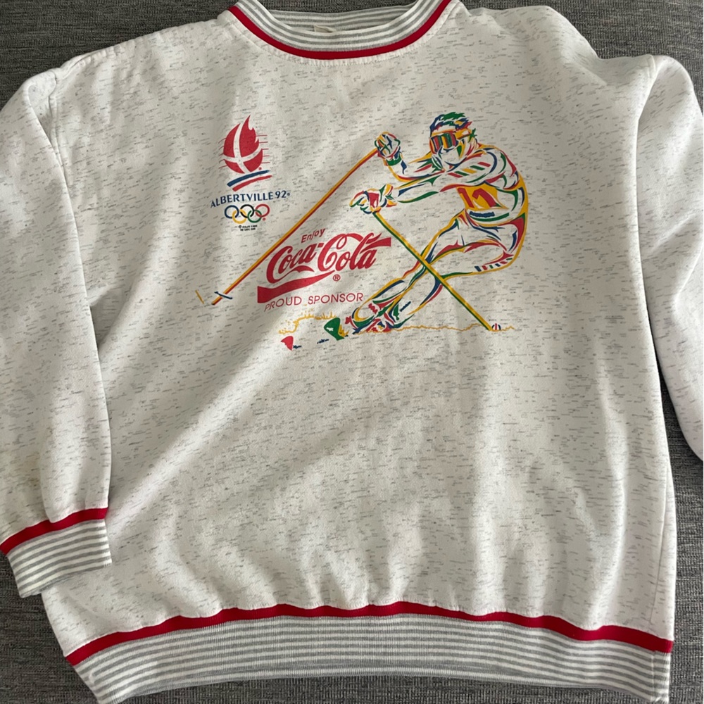 1992 Albertville Olympics Coca Cola Sweater